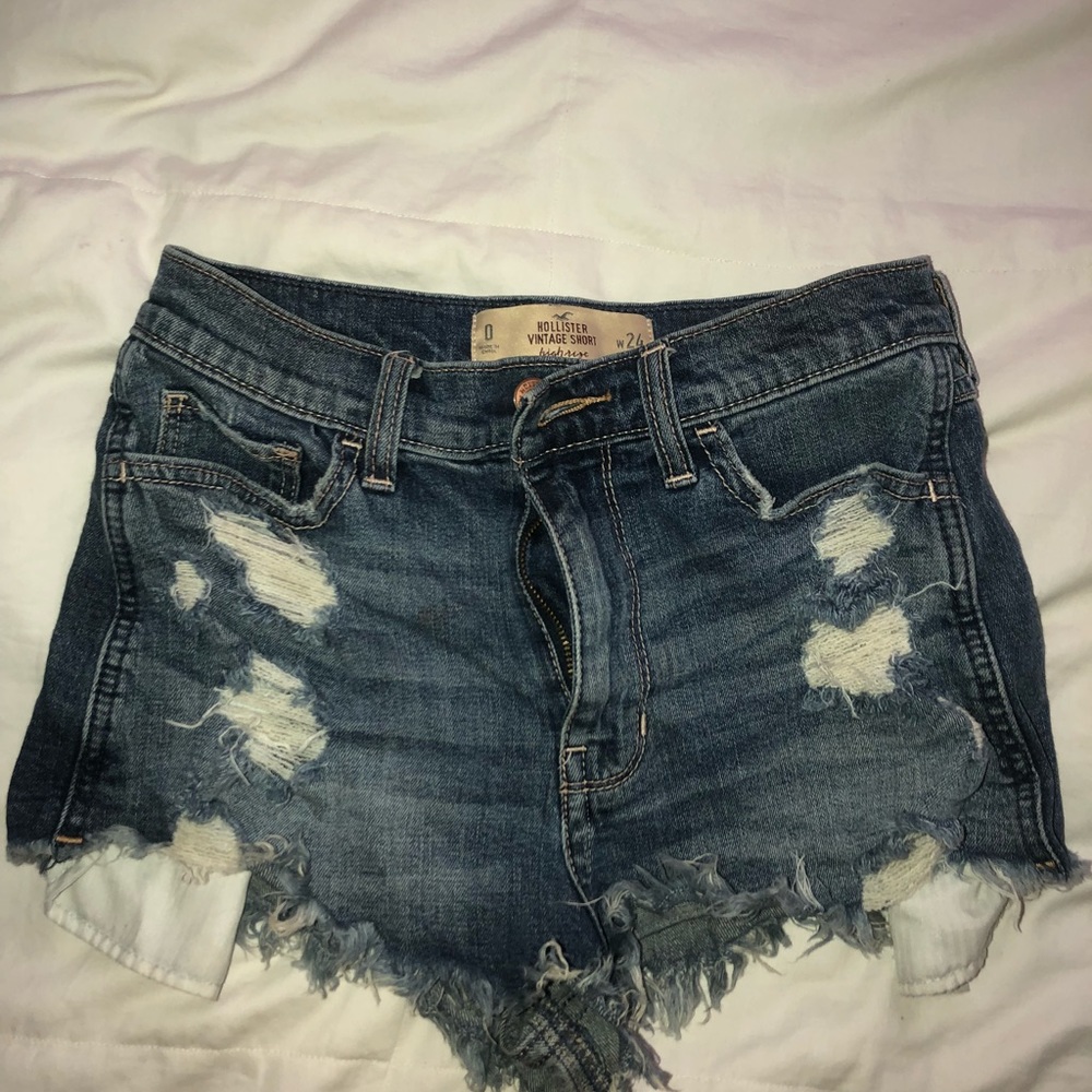 Hollister jean shorts